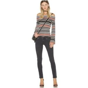 Agolde • NWT Black Chloe Low Rise Full Length Slim Leg Jeans in Chelsea Size 27